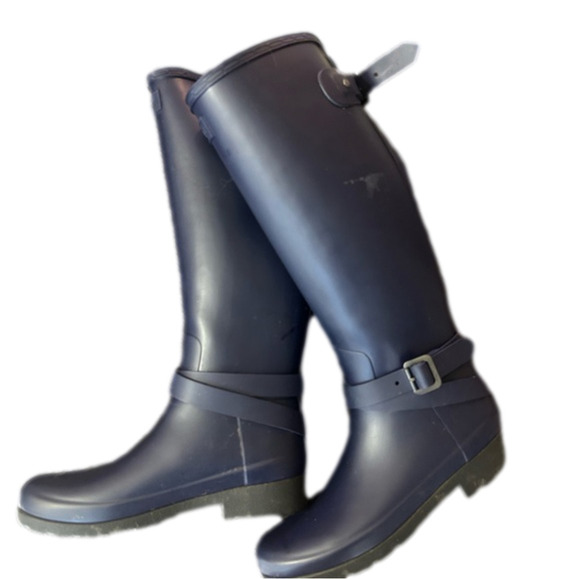 Hunter Tall Boots, Women’s Size 6, Blue - Picture 1 of 10